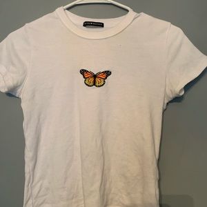 brandy melville butterfly top